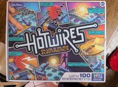 John Adams | Hot Wires: Plug and play electronics set with 100 experiments! | Science and STEM Toys | Ages 8+