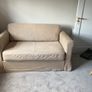 Sofa Bed (Ektorp 2 Seater) Dimesions Arm length in sofa 85, seated space 120, sofa width 155 (slight curl on arm),internal bed length 190, internal bed width 120, extended bed 224 length. Image 2