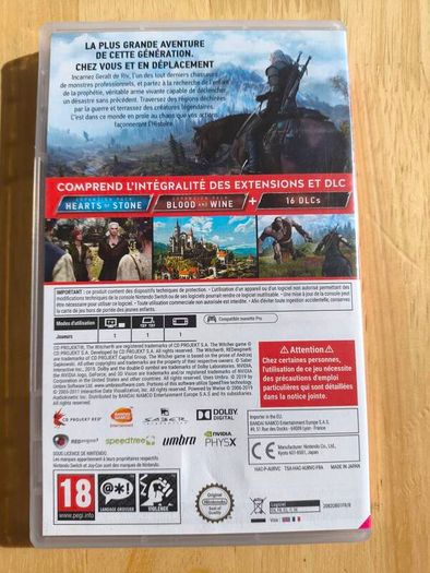 The Witcher 3 Wild Hunt Nintendo Switch
