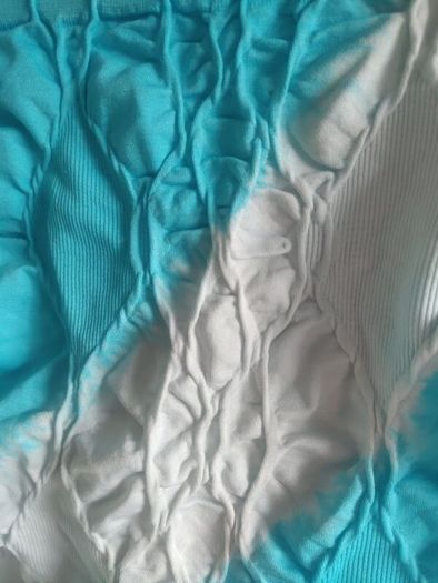 tube top xs blue white