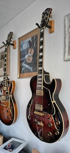 Ibanez AG95QA DBS  Hollow Body Electric Guitar
