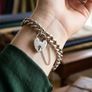 Antique 9ct Rose Gold Charm Bracelet Image 4