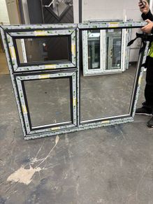 3 Anthracite grey on White windows