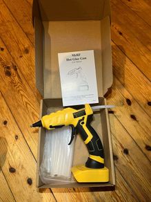 Cordless hot glue gun for 18v dewalt battery