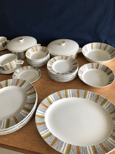 Vintage Retro Sienna Midwinter Dinner Plate