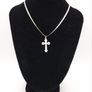 Sterling Silver Cross On 925 Italian Chain Image 10