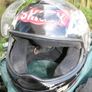 Shark Pirate Motorcycle Helmet (not the best condition) Image 3
