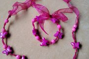 Necklace &amp; bracelet with Butterlies