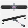 Shower Drain 2-in-1 with 360 Siphon Black 80 cm Image 2
