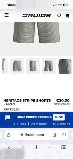 Druids Golf Shorts
