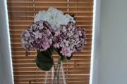 2 Vases &amp; Faux Flowers