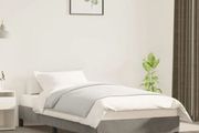 Bed Frame without Mattress Light Grey 90x190 cm Single Single Velvet