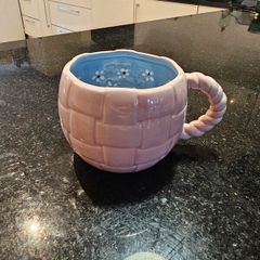 Urban Outfitters Pink Cinnamon Bun Peekaboo Mug