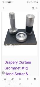 Curtain Eyelit Puncher. Lushes Fabrics.