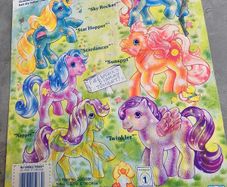 Backcard for Sparkle Ponies HTF MLP G1 1988