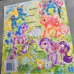 Backcard for Sparkle Ponies HTF MLP G1 1988