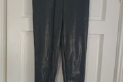 new high waisted leather trousers