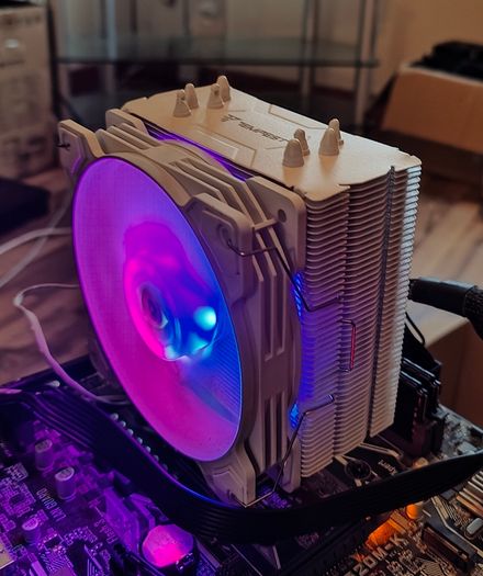 Tempest Tower CPU ARGB Cooler Black / White