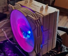 Tempest Tower CPU ARGB Cooler Black / White