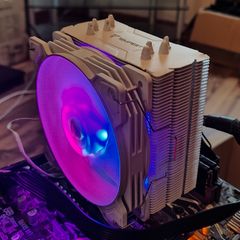 Tempest Tower CPU ARGB Cooler Black / White