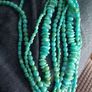 Twisted turquoise beaded necklace Image 2