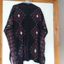 Ladies Colour Block Cape - One Size Image 4