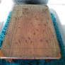 Solid Wood Glass Topped Coffee Table Image 10