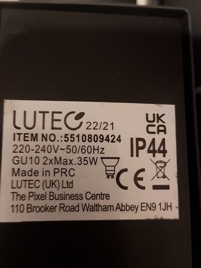 Light pir sensor 25 euro each(including bulbs) 2 available