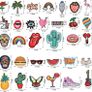 32PCS Iron on Patches for Clothing, Embroidered Applique Patches Stickers Assorted, Sew on Repair Patches and Badges, Fabric Repair patches (FREE POSTAGE) Image 2