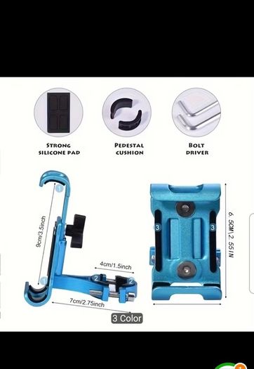 Compact Cycle Phone Holder Steel
