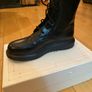 Alexander McQueen Hybrid Lace Up Ankle Boots - Size UK9 Image 4