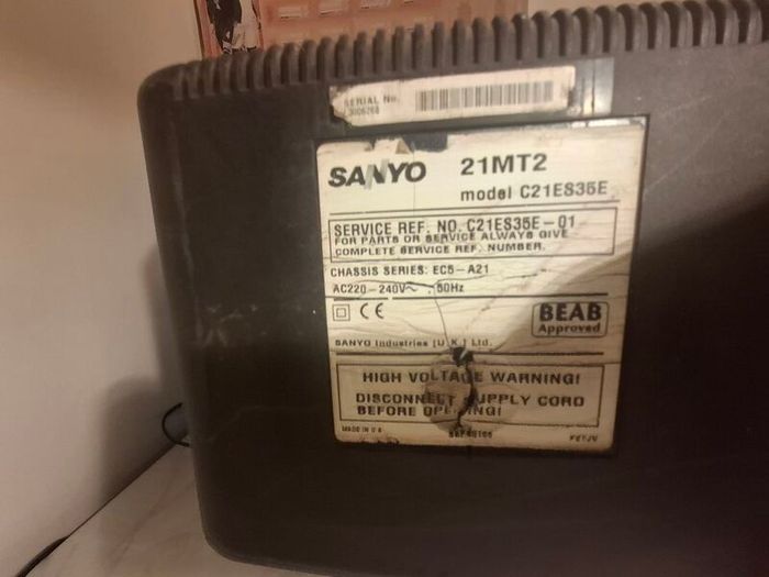 Sanyo 21" Crt Tv