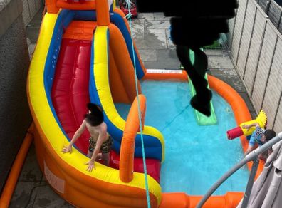 water slide