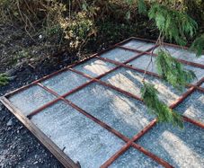 Steel door for shed
