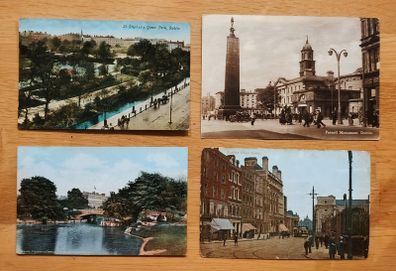 4 Old Dublin Postcards