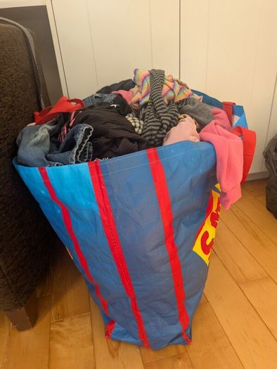 2 bags of clothes