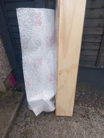 Oak Wood flooring 1 pack 2.88m2 with underlay