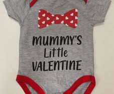 BRAND NEW Baby Valentines Vest: 3-6mths