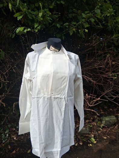 Lamonts of Kilmarnock 1920's Pique Shirt(NOS)
