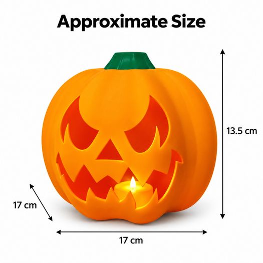 Halloween Pumpkin Lantern - LED Jack O Lantern - Reusable Pumpkin - 3D