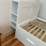 IKEA Brimnes Double Bed Frame with Headboard and Storage Image 8