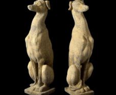 Large Sitting Greyhounds EG002