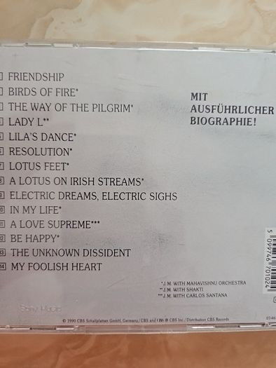John McLaughlin CD - Greatest Hits