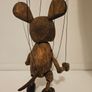 Mouse Czech Handmade Wooden Marionette Image 5