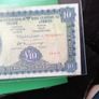 1974 Ireland Ten Pounds Banknote Image 5