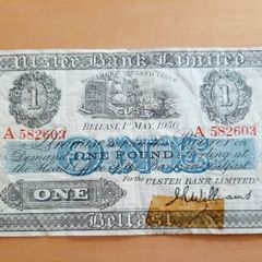 Ulster Bank note 1956