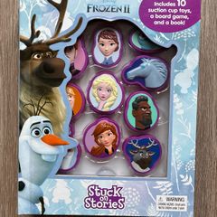 Disney Frozen 2 Stuck on Stories Activity Book Set with Suction Toys & Game