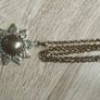 Vintage pendant on a long chain. Image 3