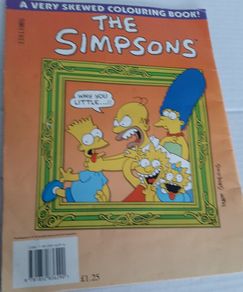 Simpsons collectable colouring book