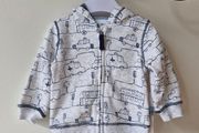 Baby boy zipped hoodie